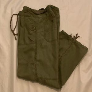 H&M Divided Mens Linen Army Cargo Pants Size 32